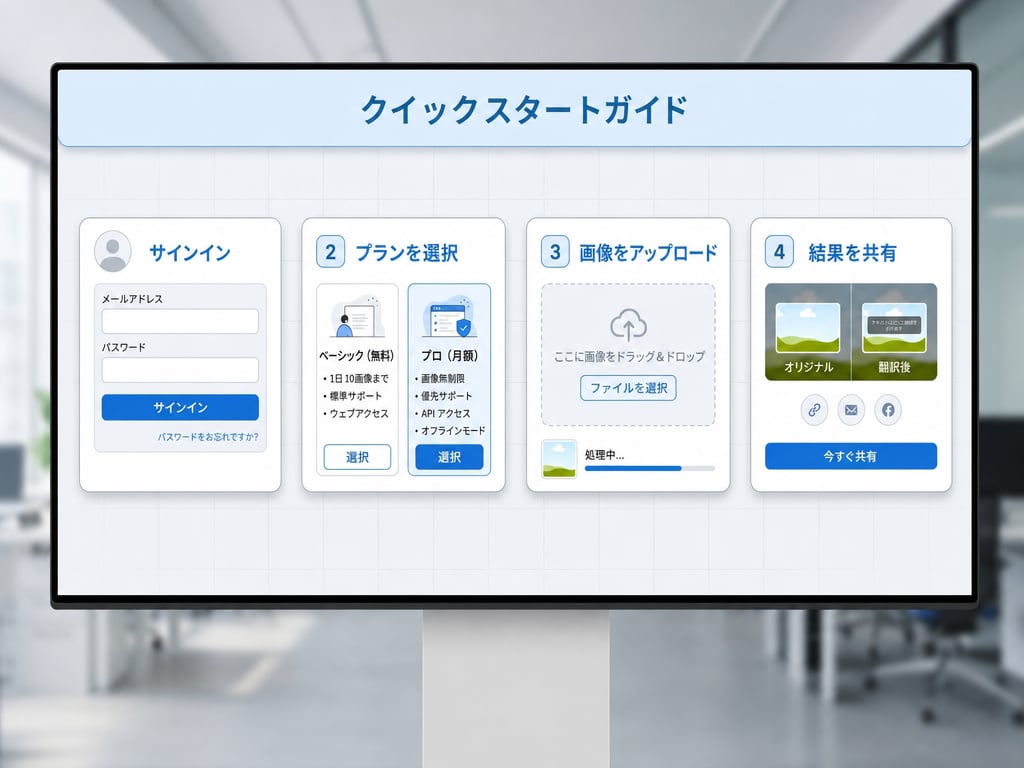 Quick start UI guide translated to Japanese with Img2Vid Image Translator
